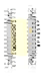 3 Pole, 120 to 277 VAC, 15 Amp, Residential Grade Rocker Three Way Switch